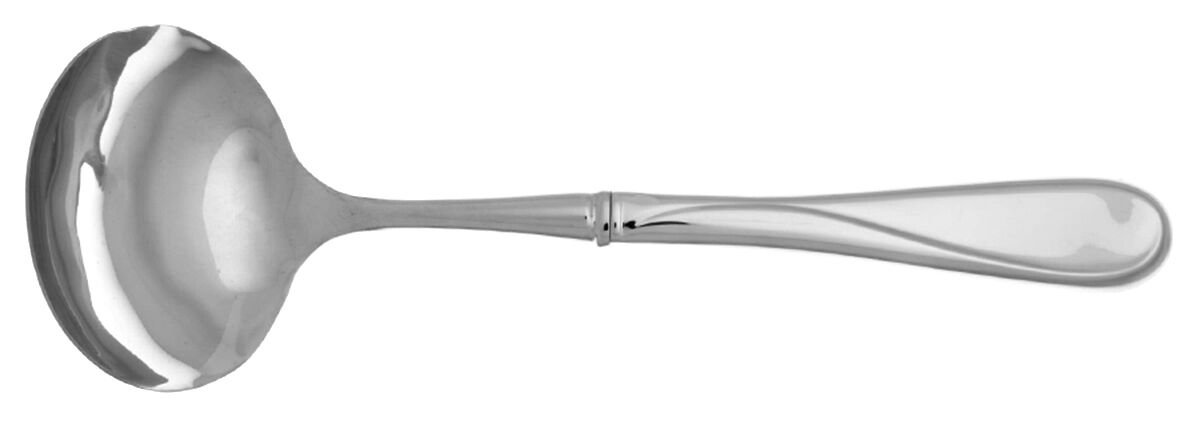 Flight-Reliance (Stainless) Gravy Ladle with No Spout Stainless Bowl HC by Oneida Silver-1