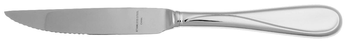 Flight-Reliance (Stainless) Steak Knife Individual Hollow, Serrate HC by Oneida Silver-1