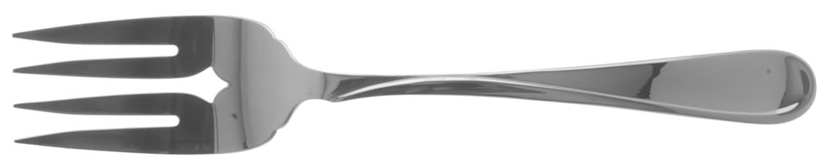 Flight-Reliance (Stainless) Medium Solid Cold Meat Serving Fork by Oneida Silver-1