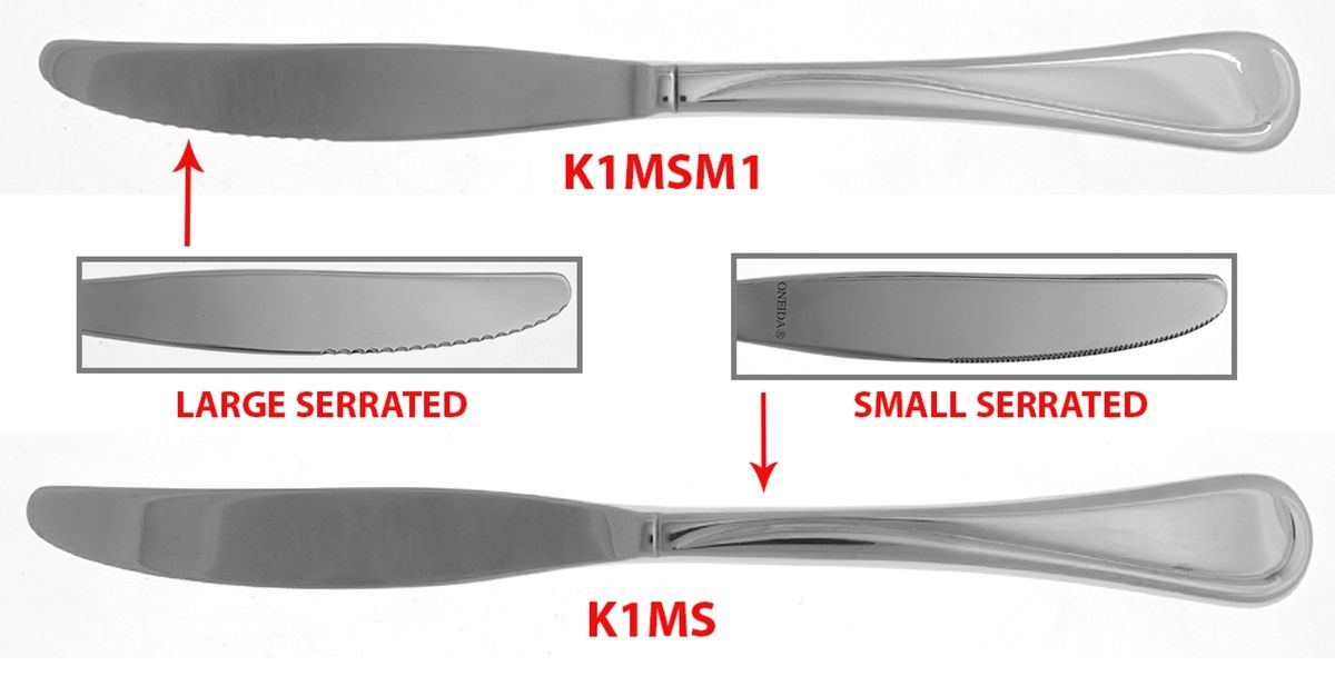 Flight-Reliance (Stainless) Modern Solid Knife by Oneida Silver-1