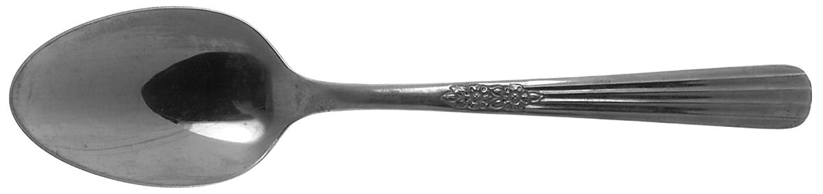 Fluted Rose (Stainless) Tablespoon (Serving Spoon) by Oneida Silver-1