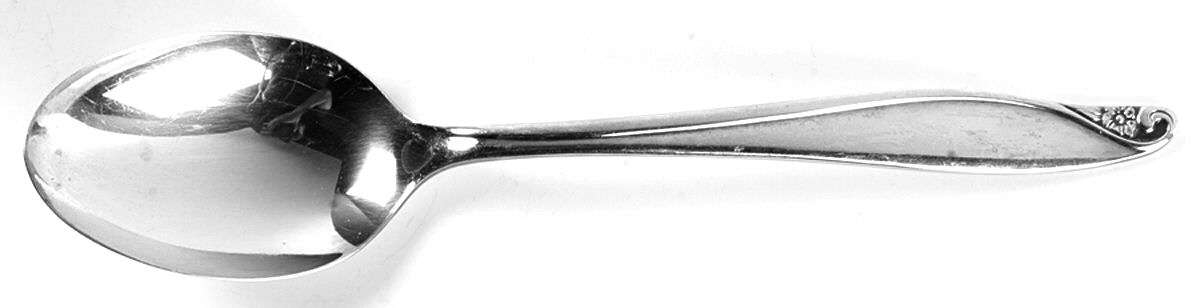 Flowertime (Silverplate, 1963) Place/Oval Soup Spoon by Oneida Silver-1