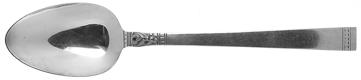 Forever (Silverplate, 1939) Monogram Place/Oval Soup Spoon by Oneida Silver-1