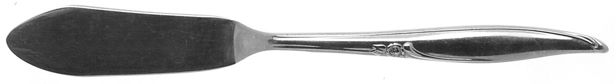 Forever Rose (Stainless, Kenwood) Flat Handle Master Butter Knife by Oneida Silver-1