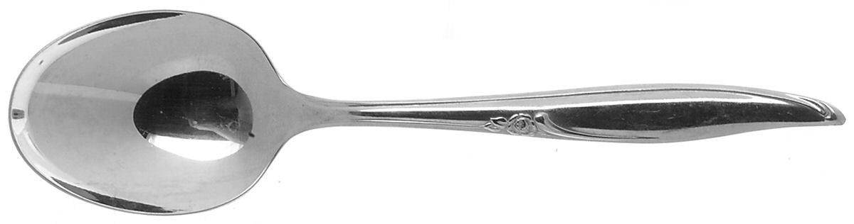 Forever Rose (Stainless, Kenwood) Sugar Spoon by Oneida Silver-1
