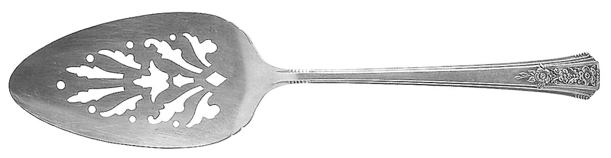Fortune (Silverplate, 1939) Solid Pierced Pie Server by Oneida Silver-1