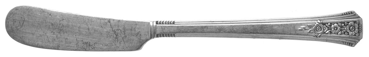 Fortune (Silverplate, 1939) Flat Handle Butter Spreader by Oneida Silver-1
