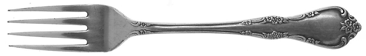 Fredericksburg (Silverplate, 1968) Youth Fork by Oneida Silver-1