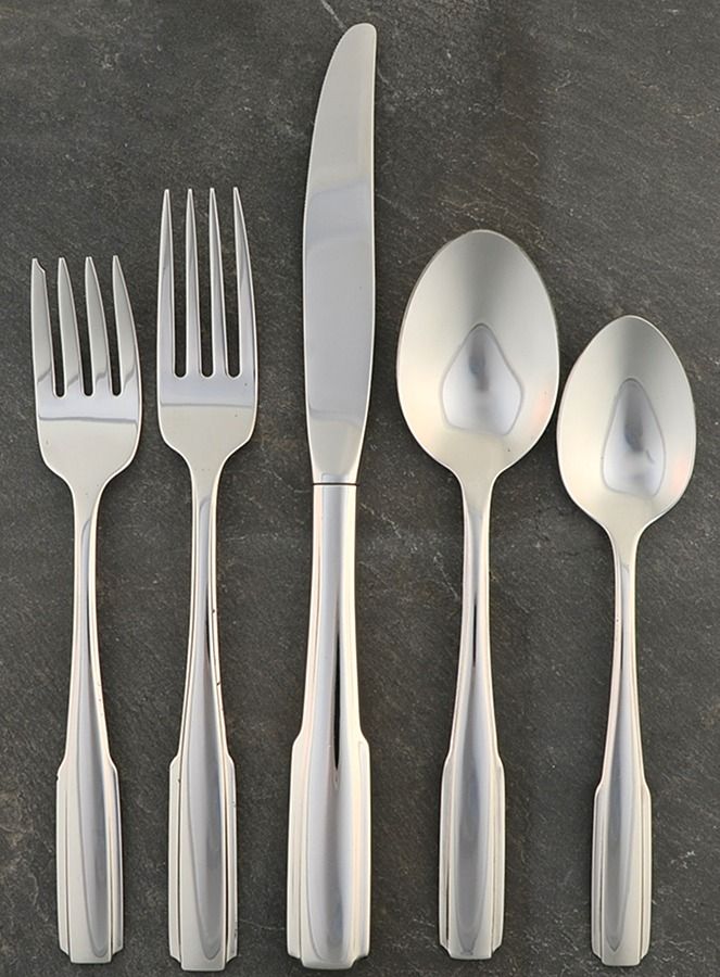 Fremont (Stainless) 5 Piece Place Setting by Oneida Silver-1