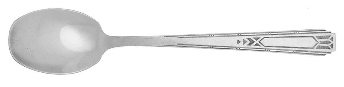 Friendship-Medality (Silverlpt, 1932) Large Sherbet Spoon by Oneida Silver-1
