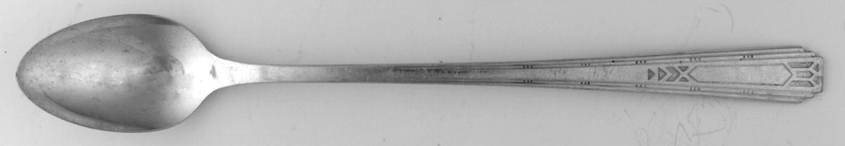 Friendship-Medality (Silverlpt, 1932) Iced Tea Spoon by Oneida Silver-1