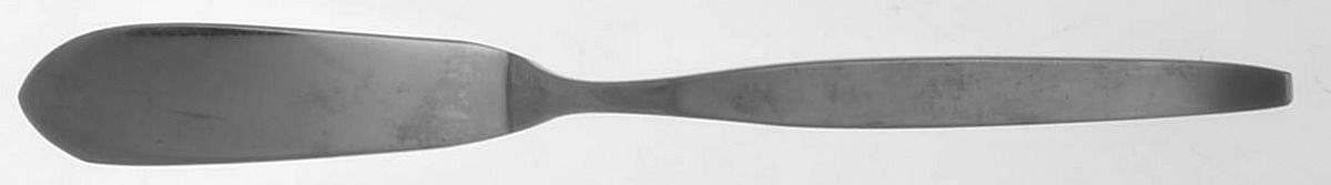 Frostfire (Stainless) Flat Handle Master Butter Knife by Oneida Silver-1