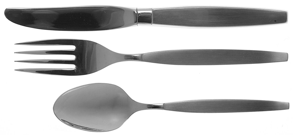 Frostfire (Stainless) 3 Piece Youth Set (Knife, Fork & Spoon) by Oneida Silver-1