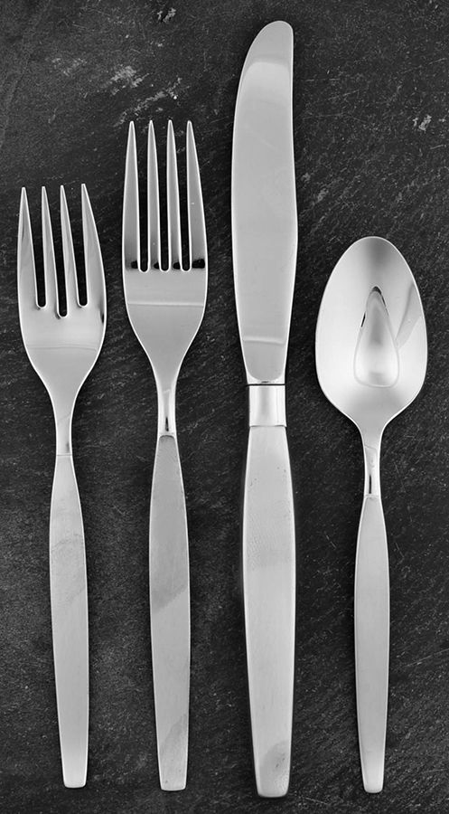 Frostfire (Stainless) 4 Piece Place Setting by Oneida Silver-1