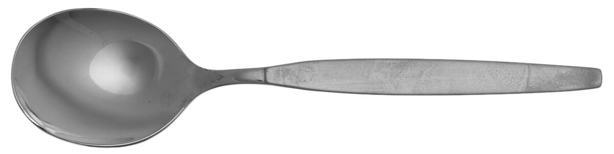 Frostfire (Stainless) Round Bowl Soup Spoon (Cream Soup) HC by Oneida Silver-1