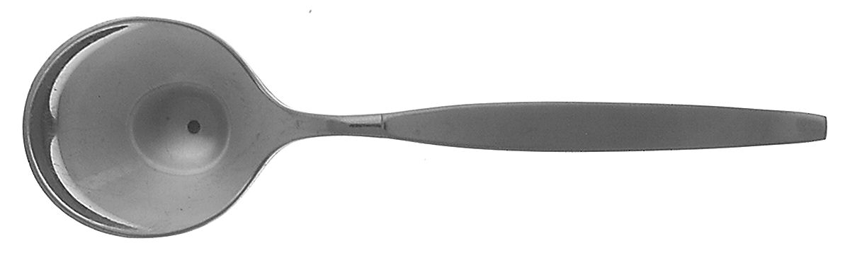 Frostfire (Stainless) Round Bowl Soup Spoon (Cream Soup) by Oneida Silver-1