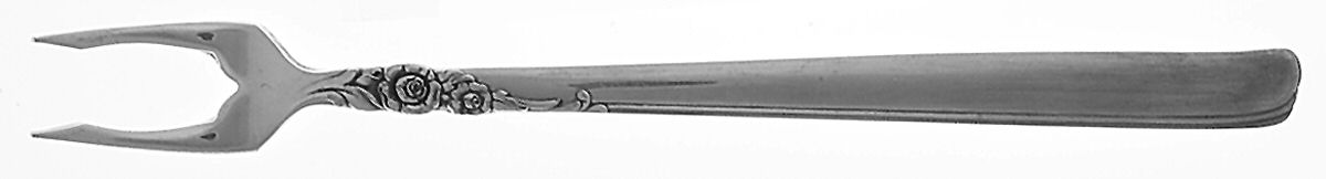Gay Adventure (Silverplate, 1955) Short Handle Pickle/Olive Fork by Oneida Silver-1
