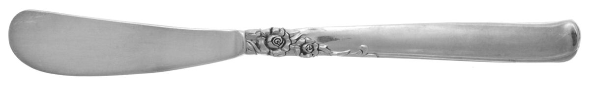 Gay Adventure (Silverplate, 1955) Flat Handle Butter Spreader by Oneida Silver-1