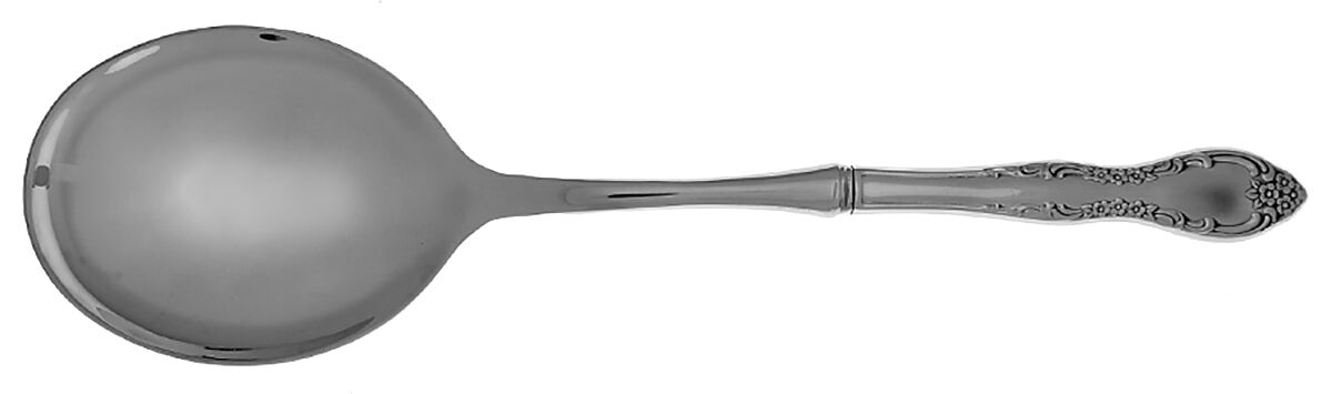 Galveston (Stainless) Casserole Spoon with Smooth Stainless Bowl HC by Oneida Silver-1