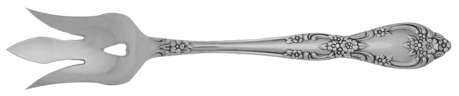 Galveston (Stainless) Lettuce Serving Fork Large HC by Oneida Silver-1