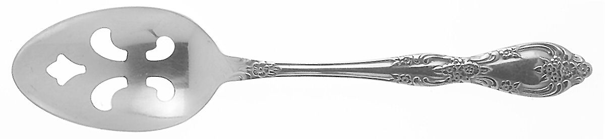Galveston (Stainless) Pierced Tablespoon (Serving Spoon) by Oneida Silver-1