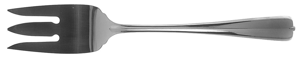 Gala-Impulse (Stainless) Medium Solid Cold Meat Serving Fork by Oneida Silver-1