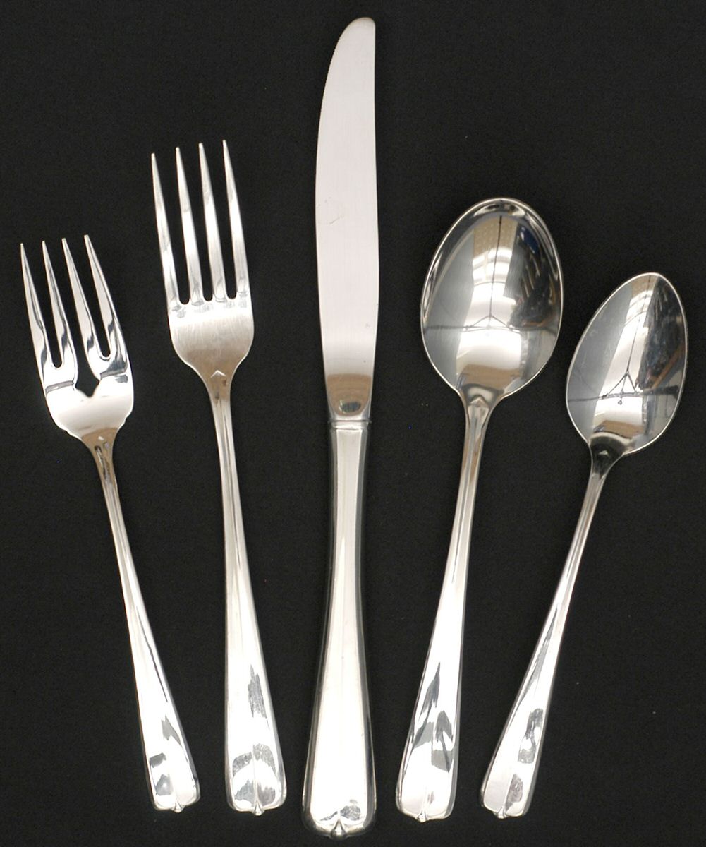 Gala-Impulse (Stainless) 5 Piece Place Setting by Oneida Silver-1