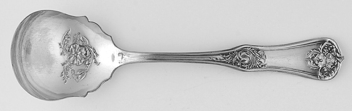 Garland (Silverplate, 1910) Sugar Spoon by Oneida Silver-1