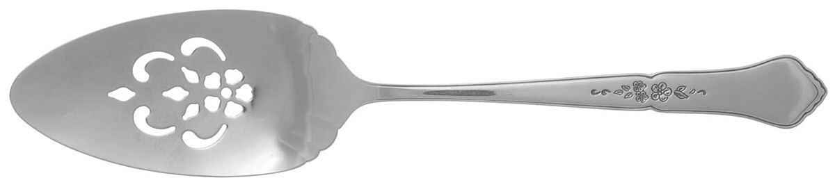 Gazebo (Stainless) Pierced All Stainless Pie Server by Oneida Silver-1