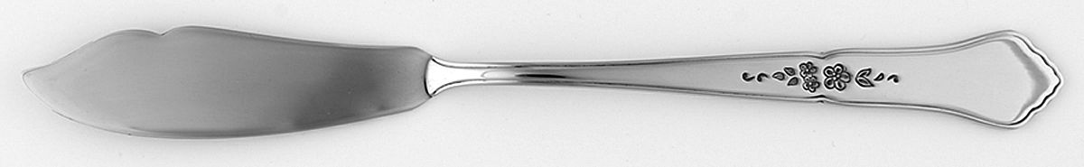 Gazebo (Stainless) Flat Handle Master Butter Knife by Oneida Silver-1