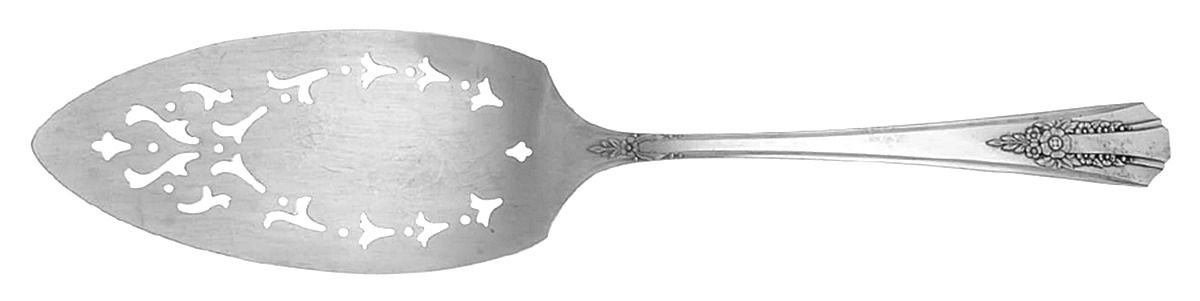 Genesee (Silverplate, 1940) Solid Pierced Pie Server by Oneida Silver-1