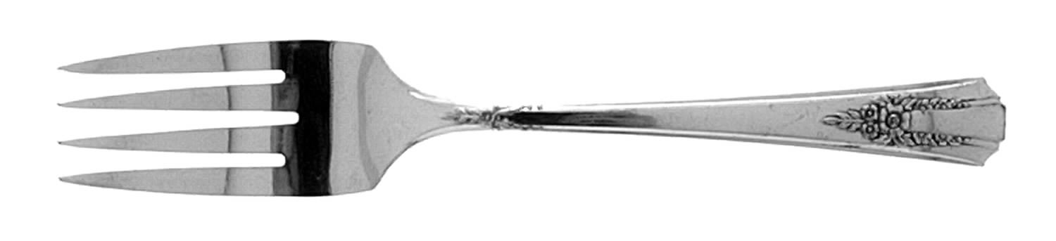 Genesee (Silverplate, 1940) Individual Salad Fork by Oneida Silver-1