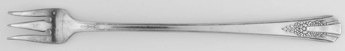Genesee (Silverplate, 1940) Cocktail/Seafood Fork by Oneida Silver-1