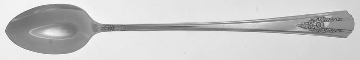 Genesee (Silverplate, 1940) Iced Tea Spoon by Oneida Silver-1