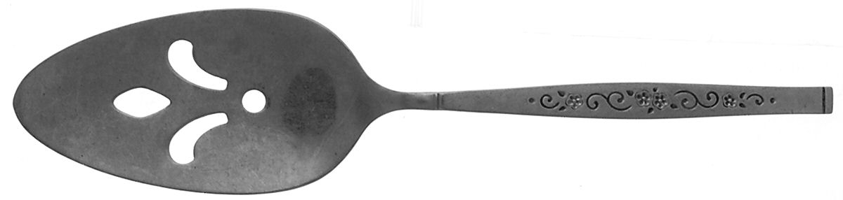 Genoa (Stainless) Pierced All Stainless Pie Server by Oneida Silver-1