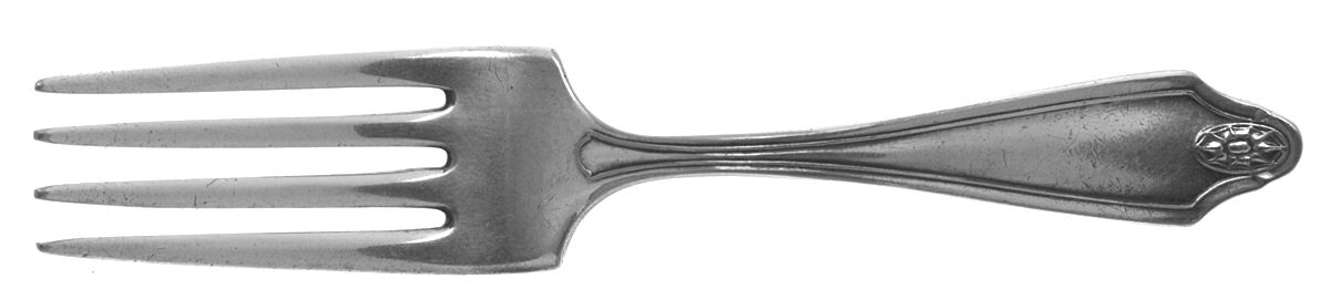 Georgian (Silverplate, 1912) Baby Fork by Oneida Silver-1