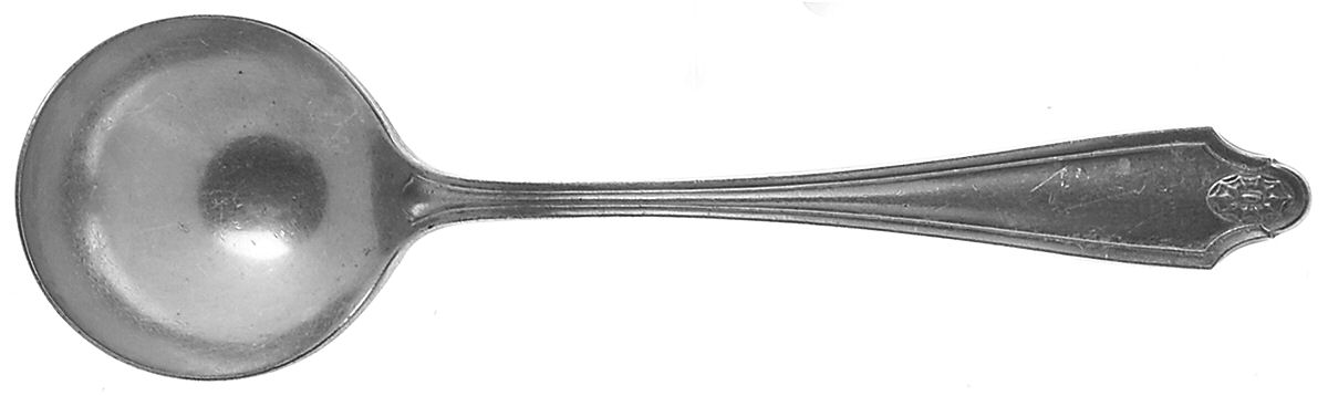 Georgian (Silverplate, 1912) Round Bowl Soup Spoon (Bouillon) by Oneida Silver-1