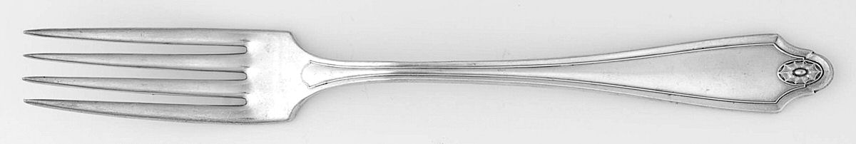 Georgian (Silverplate, 1912) Fork by Oneida Silver-1