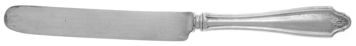 Georgian (Silverplate, 1912) Blunt Hollow Knife by Oneida Silver-1