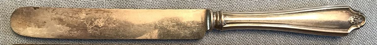 Georgian (Silverplate, 1912) Blunt Hollow Knife by Oneida Silver-1