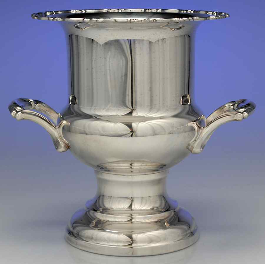 Georgian Scroll (Silverplate, Hollowware) Wine Cooler by Oneida Silver-1