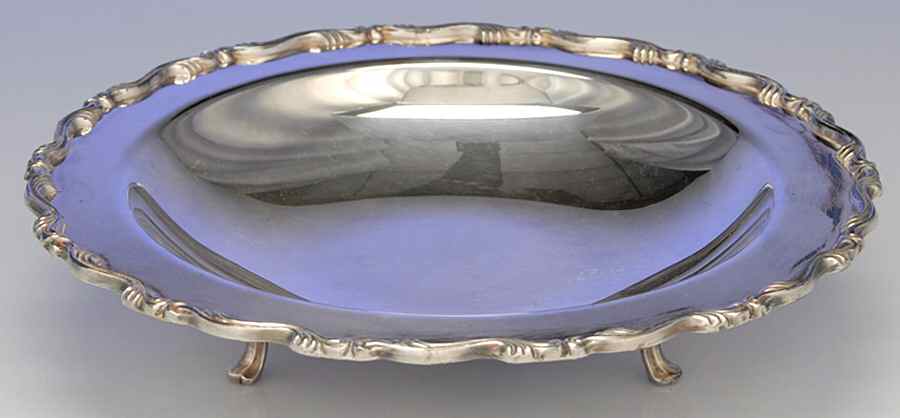 Georgian Scroll (Silverplate, Hollowware) 10" 3 Toed Bon Bon by Oneida Silver-1