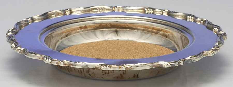 Georgian Scroll (Silverplate, Hollowware) Silverplate Wine Coaster by Oneida Silver-1