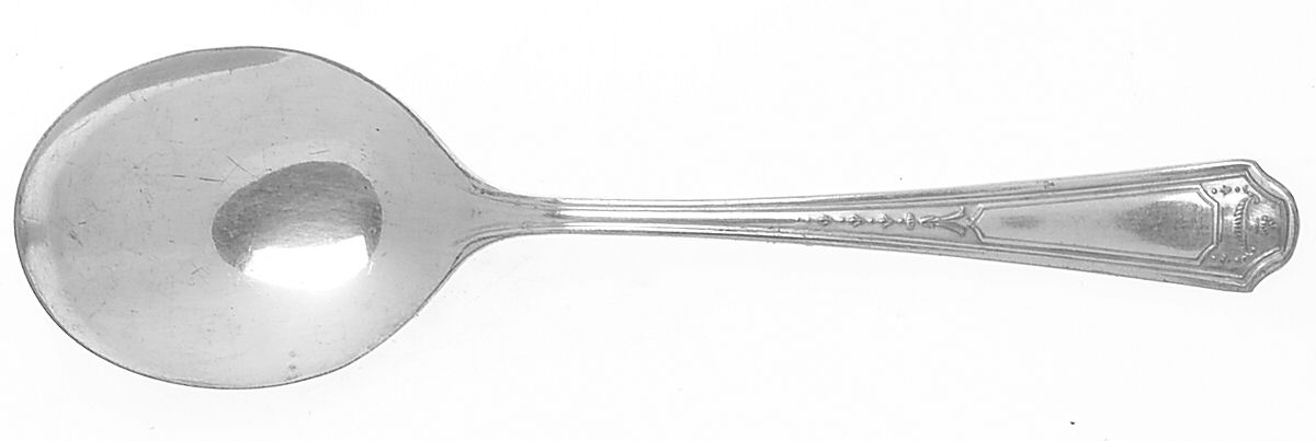 Glendale (Silverplate, 1930) Round Bowl Soup Spoon (Cream Soup) by Oneida Silver-1