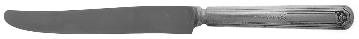 Glendale (Silverplate, 1930) New French Solid Knife with Bolster by Oneida Silver-1