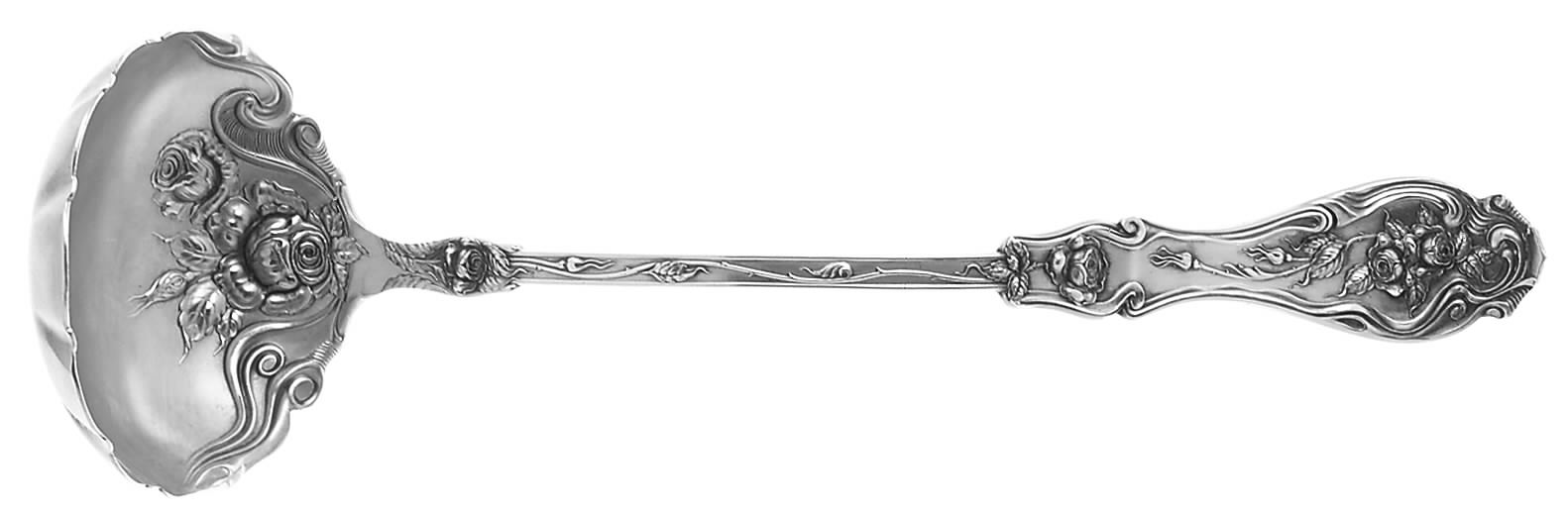 Glenrose (Silverplate, 1908) Oyster Ladle Solid Piece by Oneida Silver-1