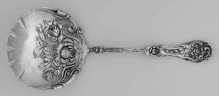 Glenrose (Silverplate, 1908) Large Cucumber Server by Oneida Silver-1