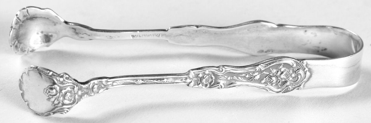 Glenrose (Silverplate, 1908) Sugar Tongs by Oneida Silver-1