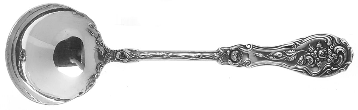 Glenrose (Silverplate, 1908) Round Bowl Soup Spoon (Cream Soup) by Oneida Silver-1