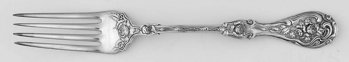 Glenrose (Silverplate, 1908) Youth Fork by Oneida Silver-1